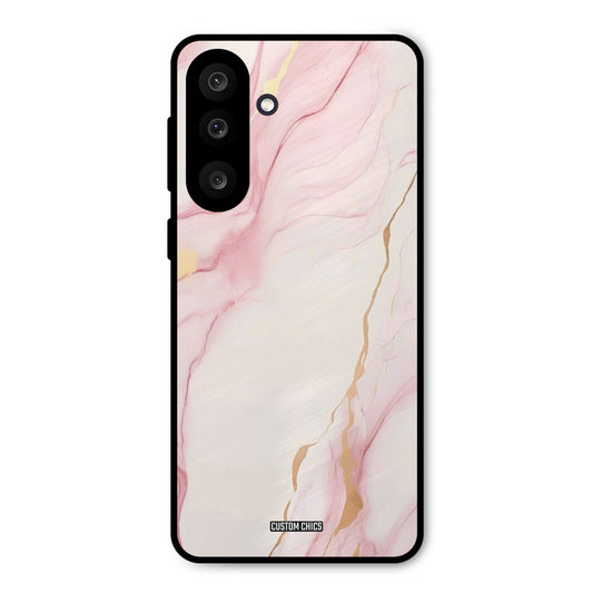 Baby Pink Marble Samsung Galaxy F56 Mobile Back Cover - Aesthetic PrintShield Case