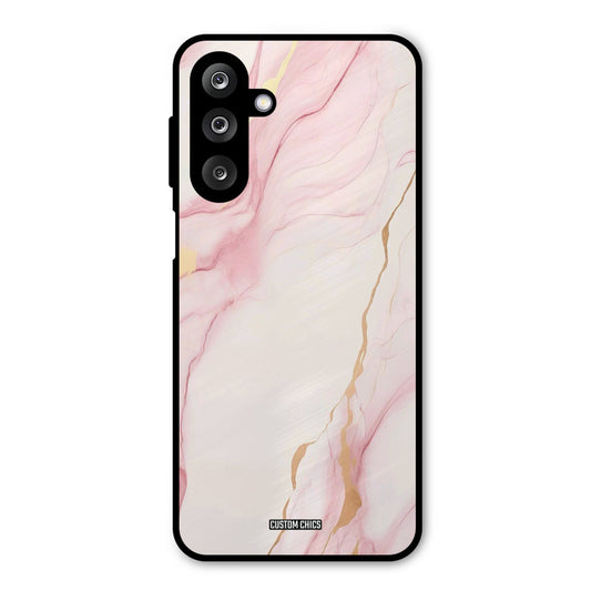 Baby Pink Marble Samsung Galaxy M36 Mobile Back Cover - Aesthetic PrintShield Case