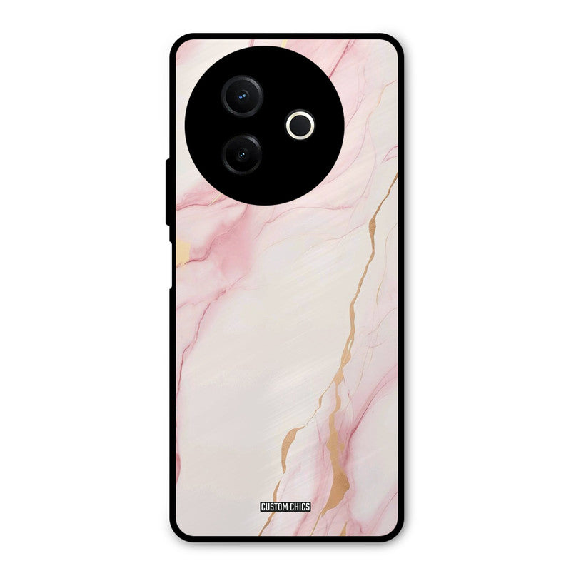 Baby Pink Marble Vivo Y39 Mobile Back Cover - Aesthetic PrintShield Case