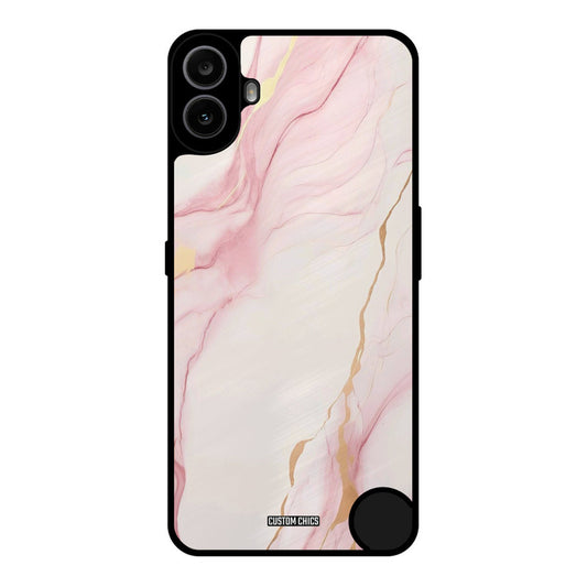 Baby Pink Marble Nothing CMF Phone 1 Mobile Back Cover - Aesthetic PrintShield Case