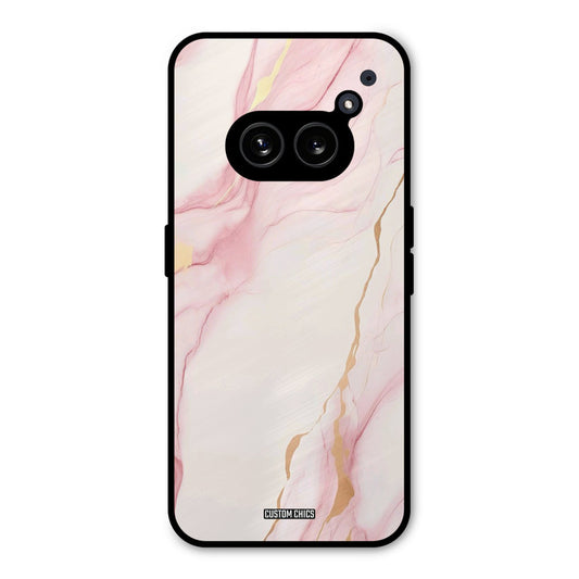 Baby Pink Marble Nothing Phone 2a Mobile Back Cover - Aesthetic PrintShield Case