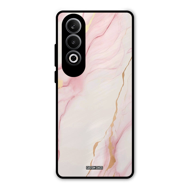 Baby Pink Marble OnePlus Nord CE4 Mobile Back Cover - Aesthetic PrintShield Case