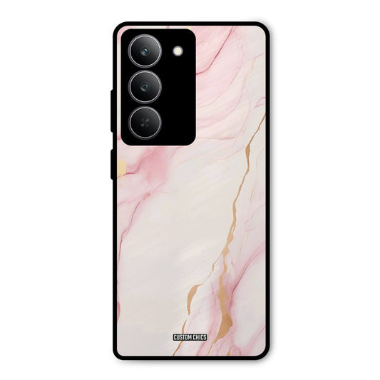 Baby Pink Marble Realme 14x Mobile Back Cover - Aesthetic PrintShield Case