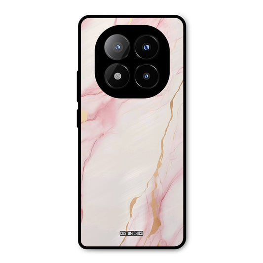 Baby Pink Marble Redmi Note 14 Pro Plus 5G Mobile Back Cover - Aesthetic PrintShield Case