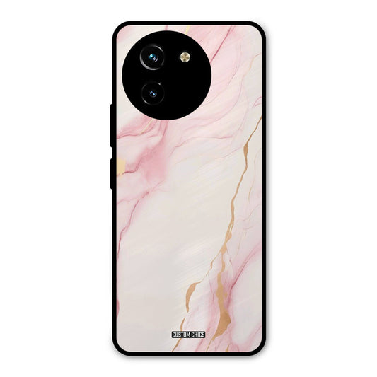 Baby Pink Marble Vivo Y200i Mobile Back Cover - Aesthetic PrintShield Case
