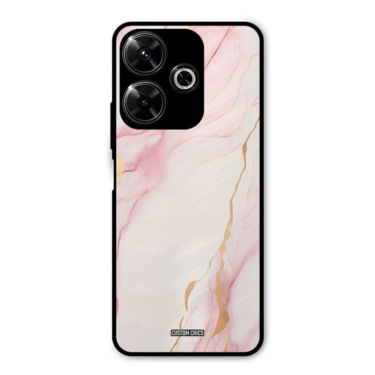 Baby Pink Marble Poco M6 Plus 5G Mobile Back Cover - Aesthetic PrintShield Case