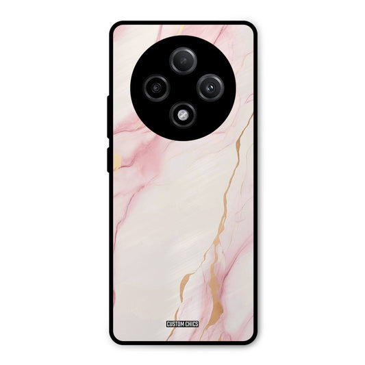 Baby Pink Marble Oppo F27 Pro Plus 5G Mobile Back Cover - Aesthetic PrintShield Case