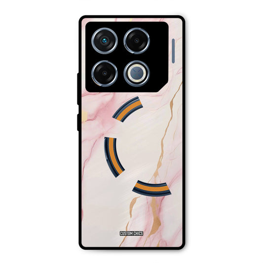 Baby Pink Marble Infinix GT 20 Pro Mobile Back Cover - Aesthetic PrintShield Case