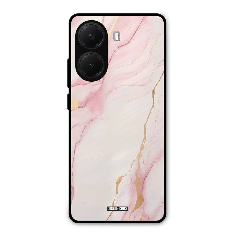 Baby Pink Marble Poco X7 Pro Mobile Back Cover - Aesthetic PrintShield Case