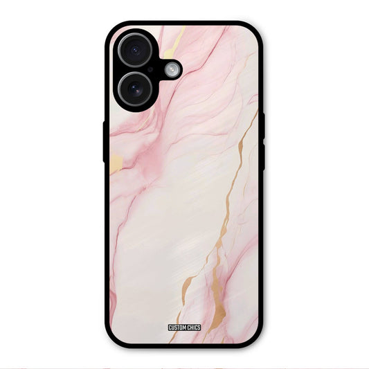 Baby Pink Marble iPhone 17 Mobile Back Cover - Aesthetic PrintShield Case