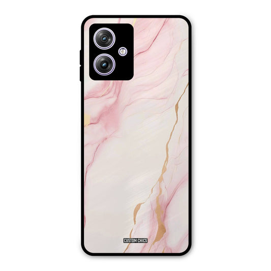 Baby Pink Marble Motorola G64 5G Mobile Back Cover - Aesthetic PrintShield Case