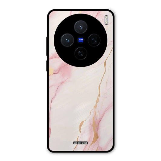 Baby Pink Marble Vivo X200 Mobile Back Cover - Aesthetic PrintShield Case