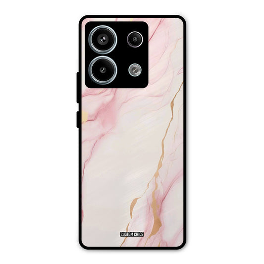 Baby Pink Marble Redmi Note 13 Pro 5G Mobile Back Cover - Aesthetic PrintShield Case
