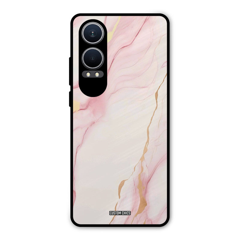 Baby Pink Marble Oneplus Nord CE4 Lite Mobile Back Cover - Aesthetic PrintShield Case