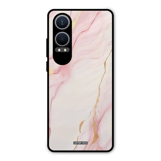 Baby Pink Marble Oneplus Nord CE4 Lite Mobile Back Cover - Aesthetic PrintShield Case