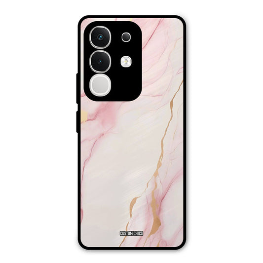 Baby Pink Marble iQoo Z10x Mobile Back Cover - Aesthetic PrintShield Case