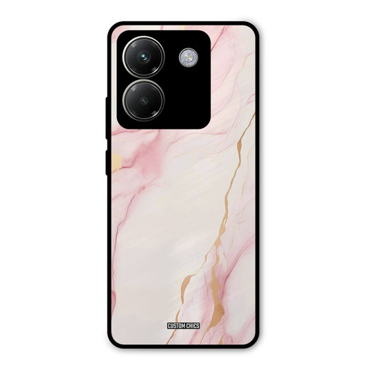 Baby Pink Marble Poco M7 Pro Mobile Back Cover - Aesthetic PrintShield Case