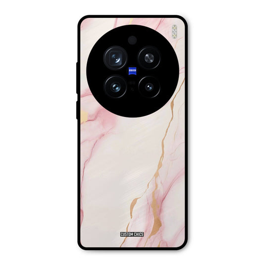 Baby Pink Marble Vivo X200 Pro Mobile Back Cover - Aesthetic PrintShield Case