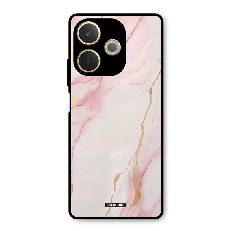 Baby Pink Marble Oppo A5 Pro Mobile Back Cover - Aesthetic PrintShield Case
