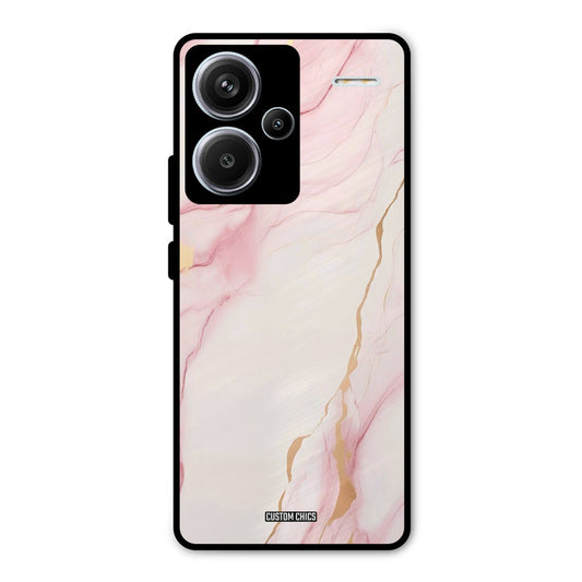 Baby Pink Marble Redmi Note 13 Pro Plus Mobile Back Cover - Aesthetic PrintShield Case