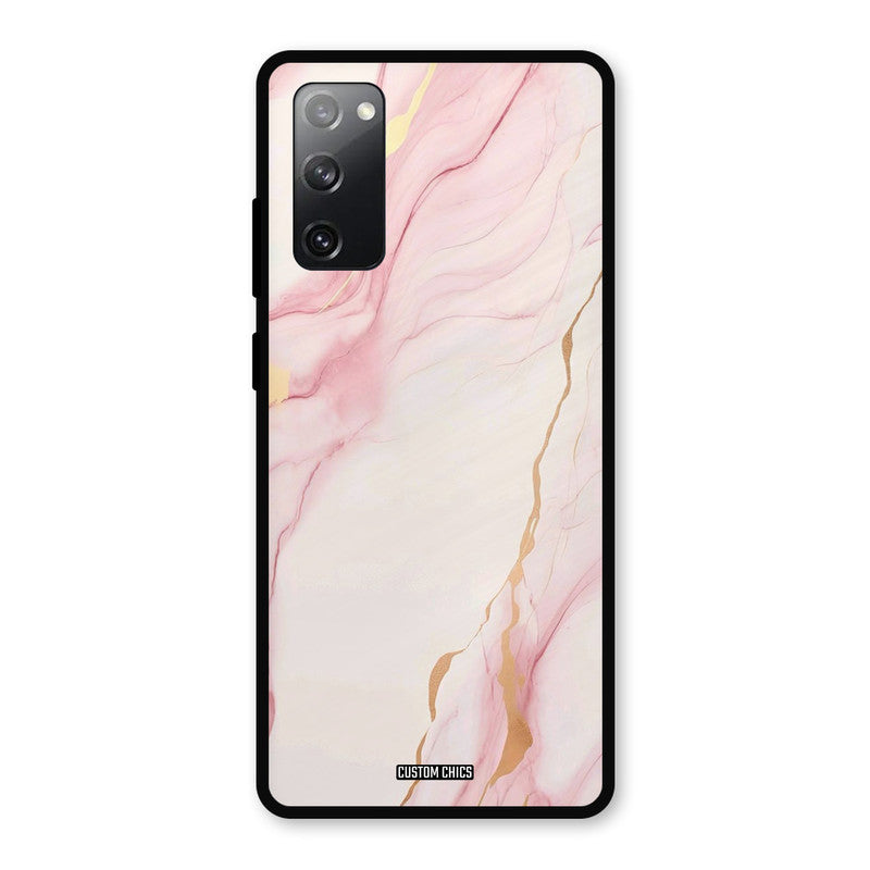 Baby Pink Marble Samsung Galaxy S20 FE 5G Mobile Back Cover - Aesthetic PrintShield Case