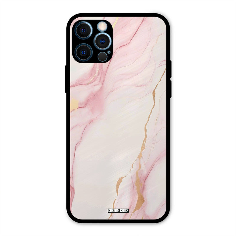 Baby Pink Marble Hybrid PrintShield Case