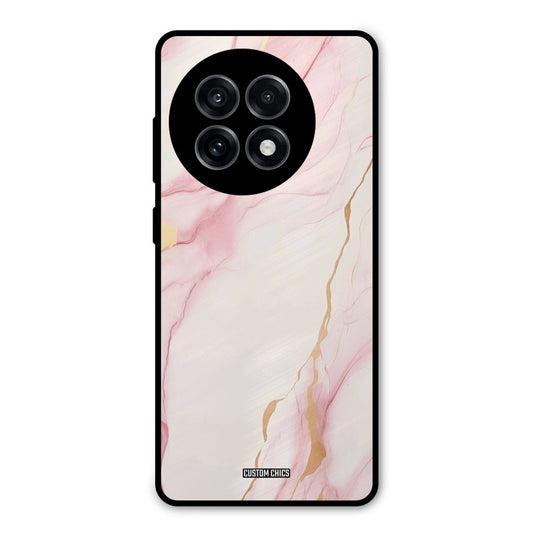 Baby Pink Marble OnePlus 13R Mobile Back Cover - Aesthetic PrintShield Case