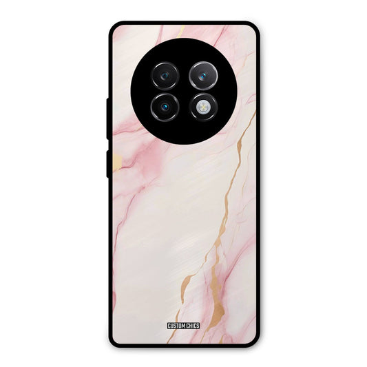 Baby Pink Marble Realme 13 Plus Mobile Back Cover - Aesthetic PrintShield Case