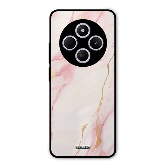 Baby Pink Marble Redmi A4 Mobile Back Cover - Aesthetic PrintShield Case