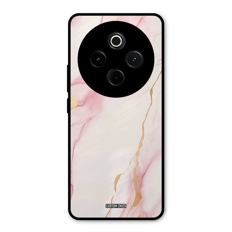 Baby Pink Marble iQoo Z10 Mobile Back Cover - Aesthetic PrintShield Case