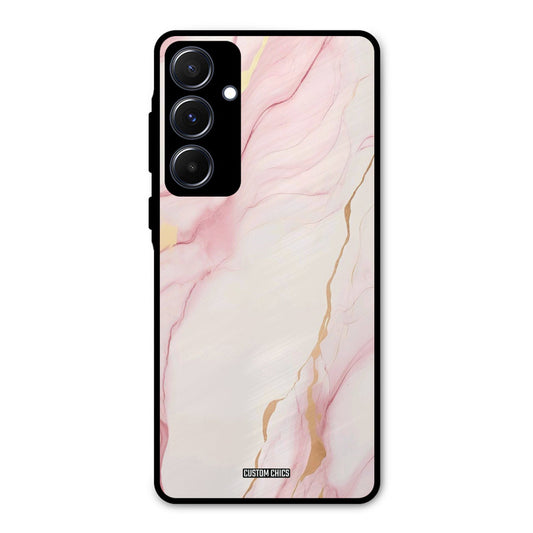 Baby Pink Marble Samsung Galaxy A55 5G Mobile Back Cover - Aesthetic PrintShield Case