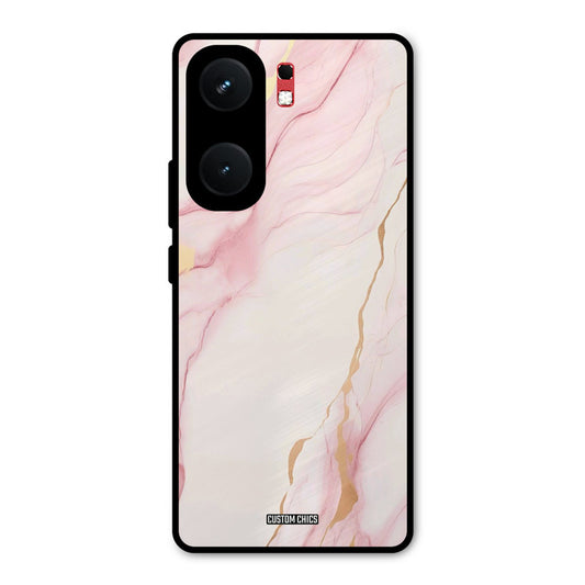 Baby Pink Marble iQOO Neo 9 Pro Mobile Back Cover - Aesthetic PrintShield Case