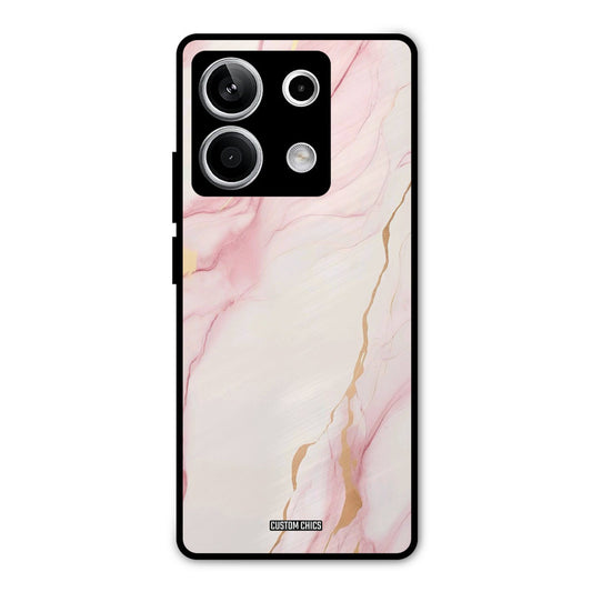 Baby Pink Marble Redmi Note 13 5G Mobile Back Cover - Aesthetic PrintShield Case