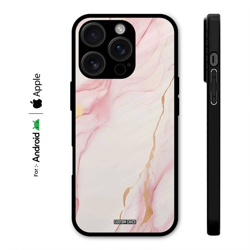 Baby Pink Marble Case – Premium PrintShield Mobile Cover