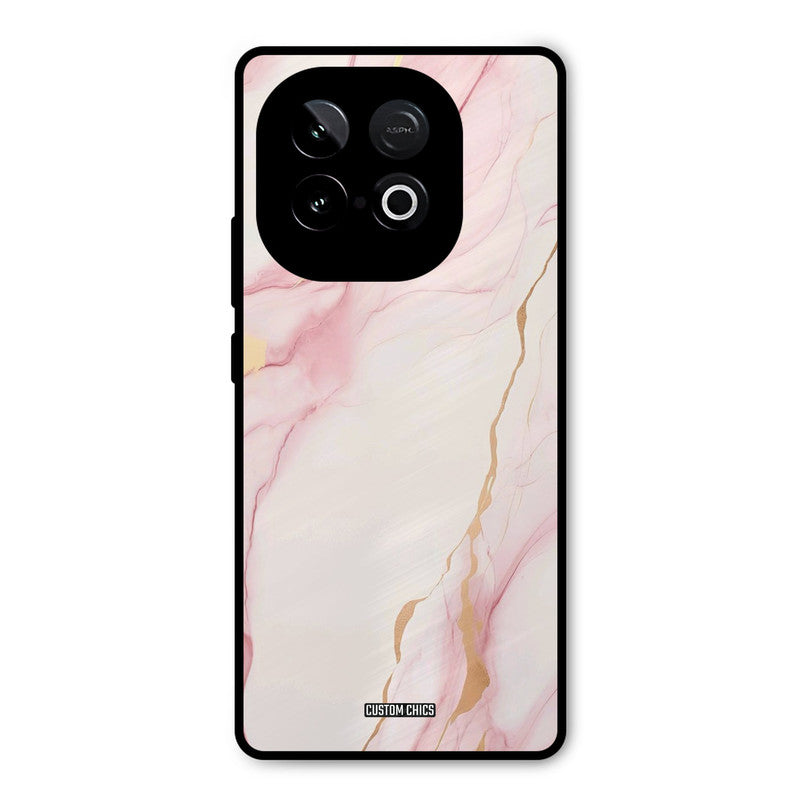 Baby Pink Marble iQOO Neo 10 Mobile Back Cover - Aesthetic PrintShield Case