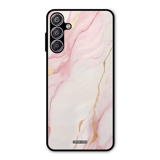 Baby Pink Marble Samsung Galaxy M15 Mobile Back Cover - Aesthetic PrintShield Case