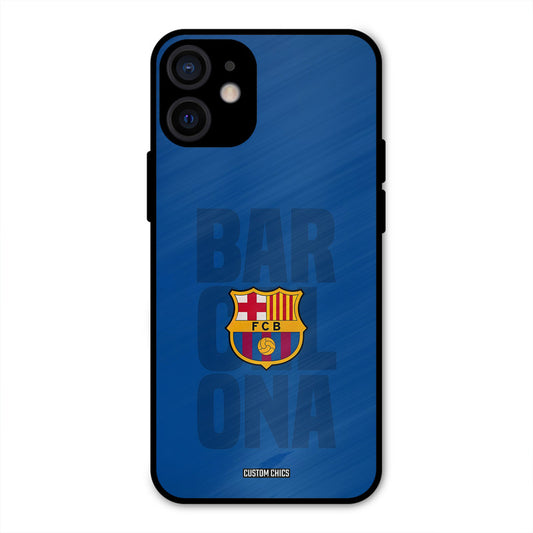 Barcelona iPhone 12 Mini Mobile Back Cover - Sports PrintShield Case