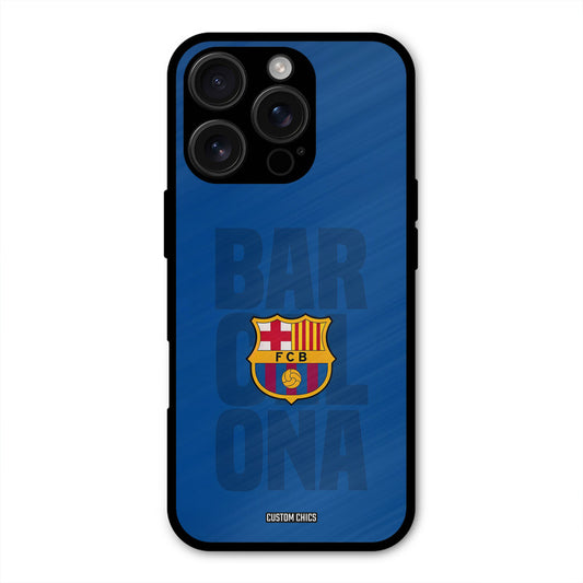 Barcelona  iPhone 16 Pro Mobile Back Cover - Sports PrintShield Case