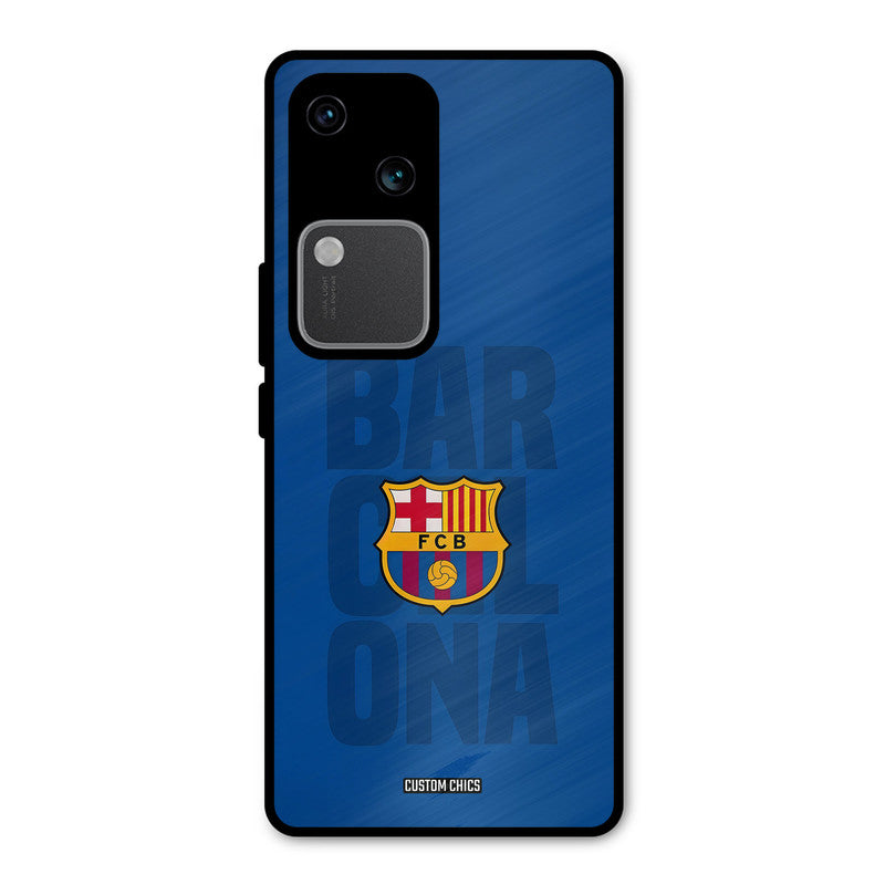 Barcelona Vivo V30 Mobile Back Cover - Sports PrintShield Case