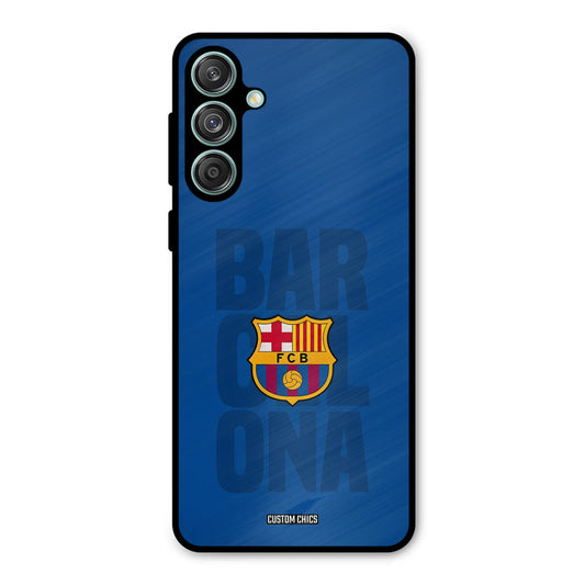 Barcelona Samsung Galaxy M55 5G Mobile Back Cover - Sports PrintShield Case