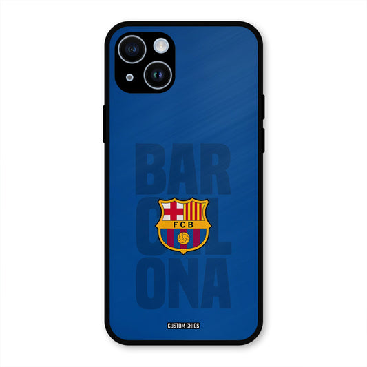 Barcelona  iPhone 14 Mobile Back Cover - Sports PrintShield Case