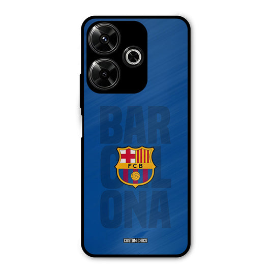 Barcelona Poco M6 Plus 5G Mobile Back Cover - Sports PrintShield Case