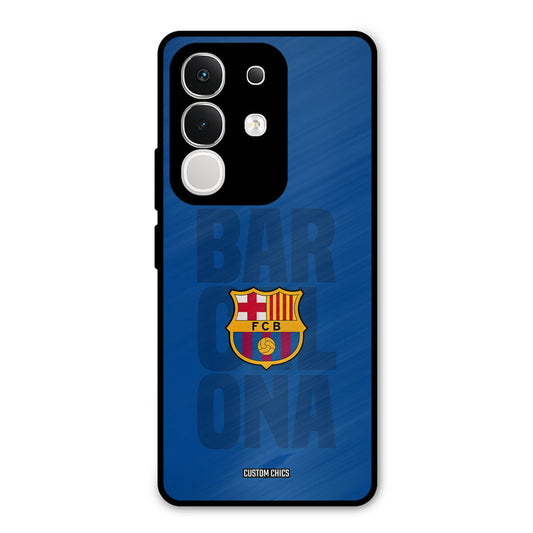 Barcelona iQoo Z10x Mobile Back Cover - Sports PrintShield Case