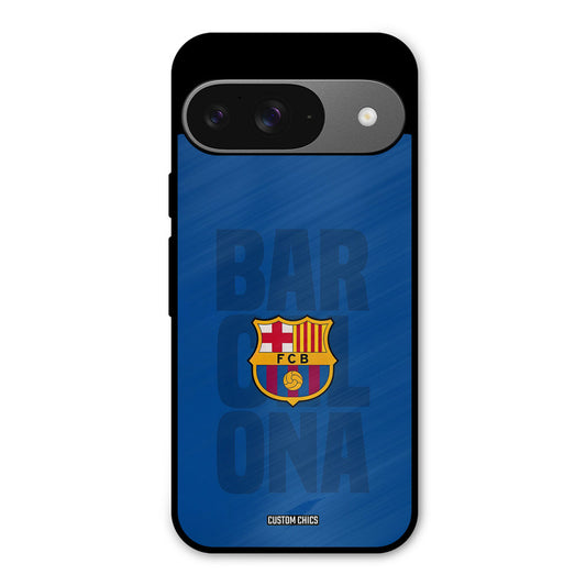 Barcelona Google Pixel 9 Mobile Back Cover - Sports PrintShield Case
