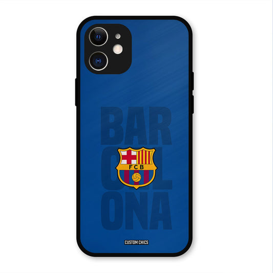 Barcelona  iPhone 12 Mobile Back Cover - Sports PrintShield Case