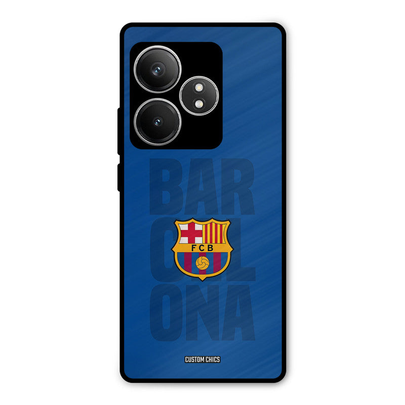 Barcelona Realme GT 6T Mobile Back Cover - Sports PrintShield Case