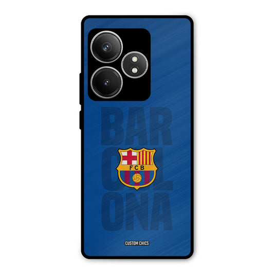 Barcelona Realme GT 6T Mobile Back Cover - Sports PrintShield Case
