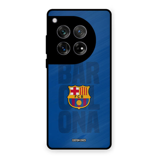 Barcelona OnePlus 12 Mobile Back Cover - Sports PrintShield Case
