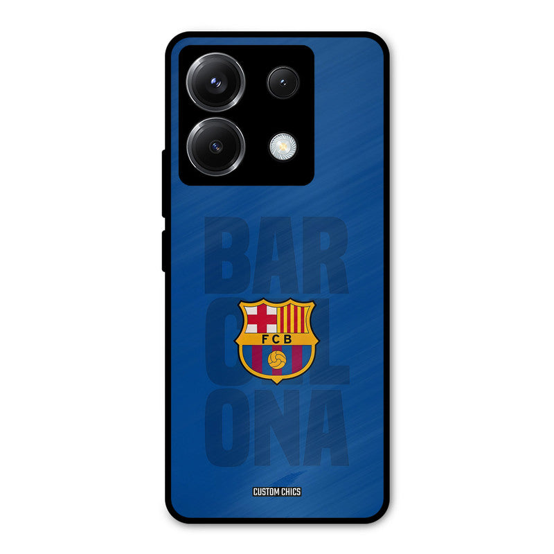 Barcelona Poco X6 Mobile Back Cover - Sports PrintShield Case