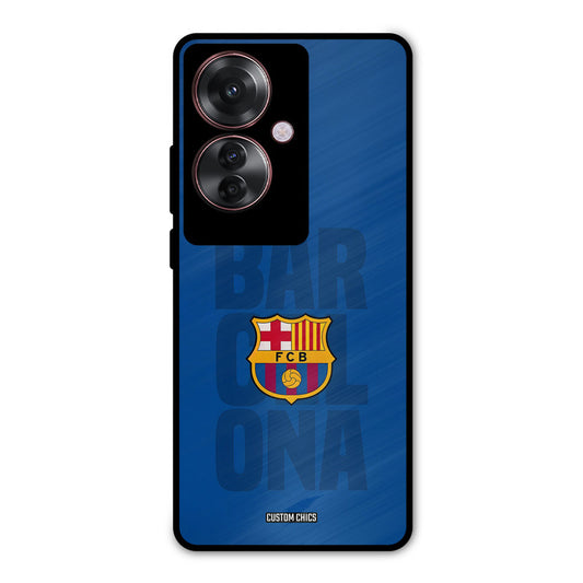 Barcelona Oppo F25 Pro Mobile Back Cover - Sports PrintShield Case